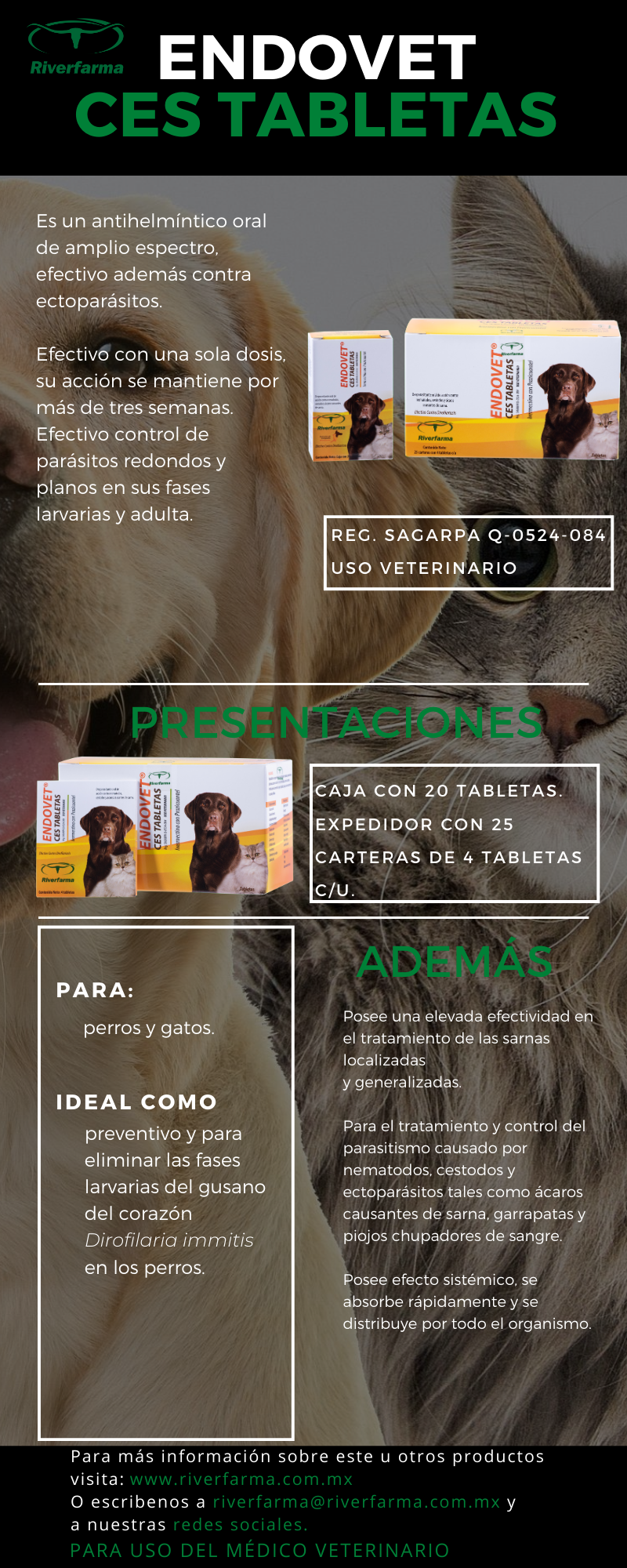 Endovet CES Tabletas
